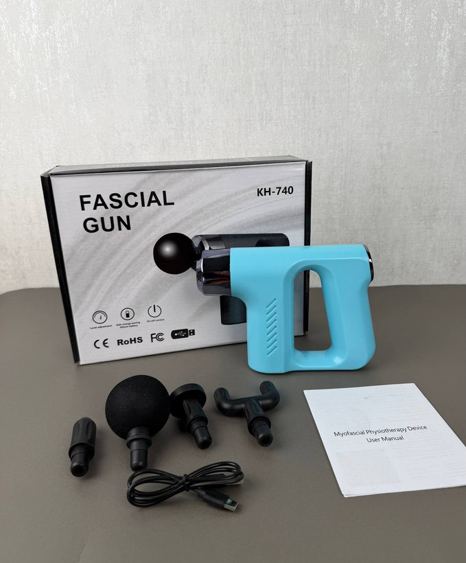 ماساژور تفنگی اورجینال KH-740 | رفع گرفتگی و خستگی عضلات با ماساژ عمیق کل بدن