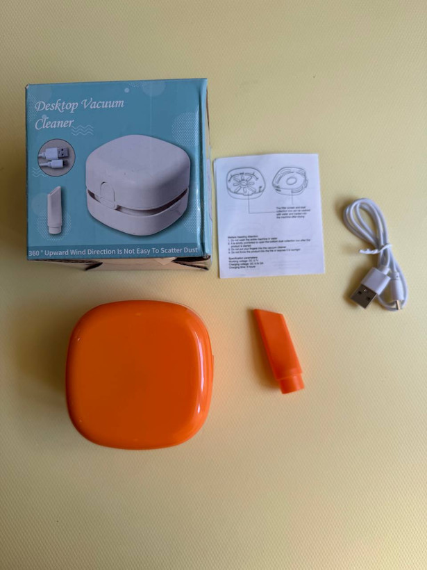 جارو شارژی دسکتاپ | مینی جارو رومیزی اورجینال Desktop Vacuum Cleaner با سری باریک