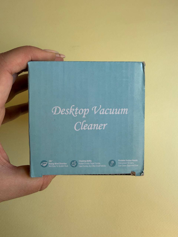 جارو شارژی دسکتاپ | مینی جارو رومیزی اورجینال Desktop Vacuum Cleaner با سری باریک