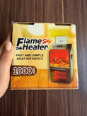 هیتر برقی پریزی اورجینال Flame Heater 1000 وات طرح شومینه با ریموت کنترل
