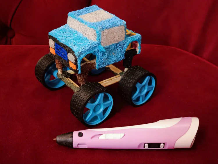قلم طراحی سه بعدی 3D PEN-2 برای ساخت اشکال و کاردستی