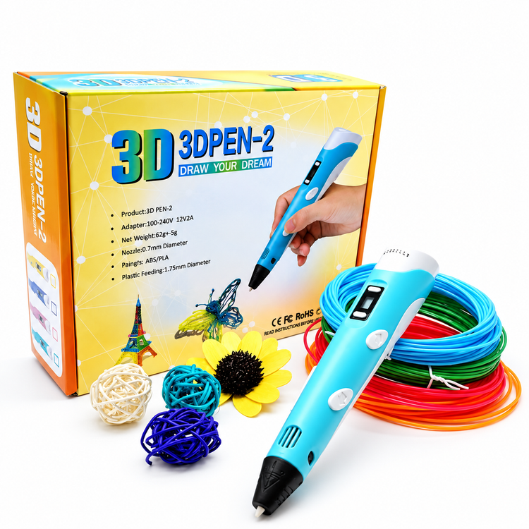 قلم طراحی سه بعدی 3D PEN-2 اورجینال با نمایشگر